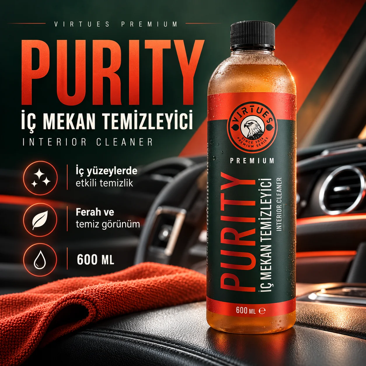 Purity Konsantre Genel Temizleyici 1/20 600ml