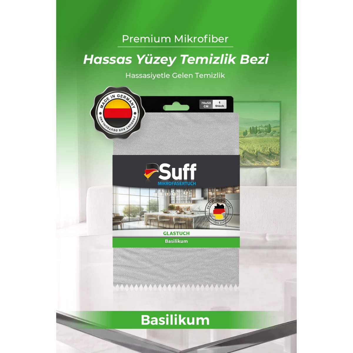 Suff Basilikum Cam Bezi 70x50