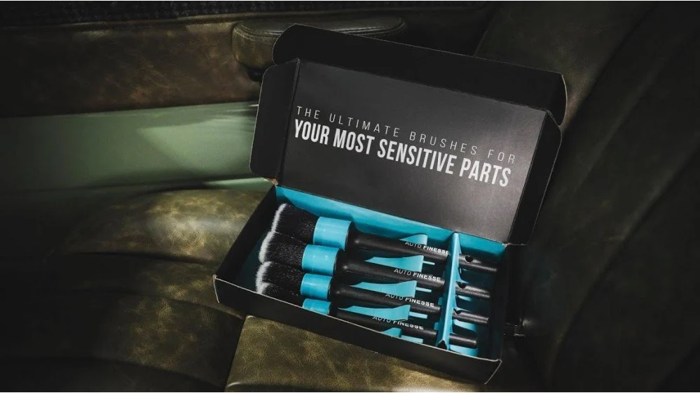 AUTO FİNESSE FEATHER TİP BRUSHES TÜY UÇLU DETAY FIRÇASI 4LÜ SET