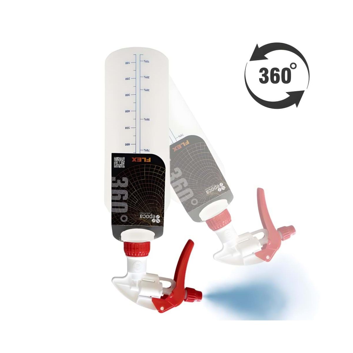 EPOCA EP01 FLEX 360 Derece Canyon Başlıklı Kimyasal Dayanıklı Sprey Şişe 1 Litre