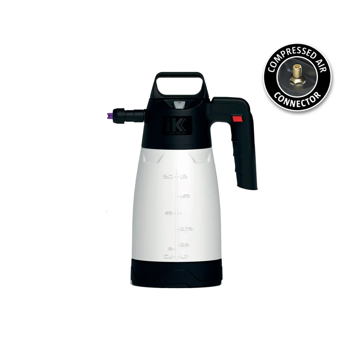 IK Foam Pro 2+ Köpük Yapıcı Basınçlı Pompa 2 Litre | Hava Kompresör Bağlantılı Profesyonel Foamer