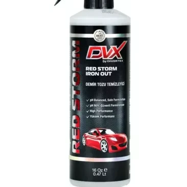 DVX Red Storm Demir Tozu Temizleyici IRON OUT 16 Oz 473 ml.