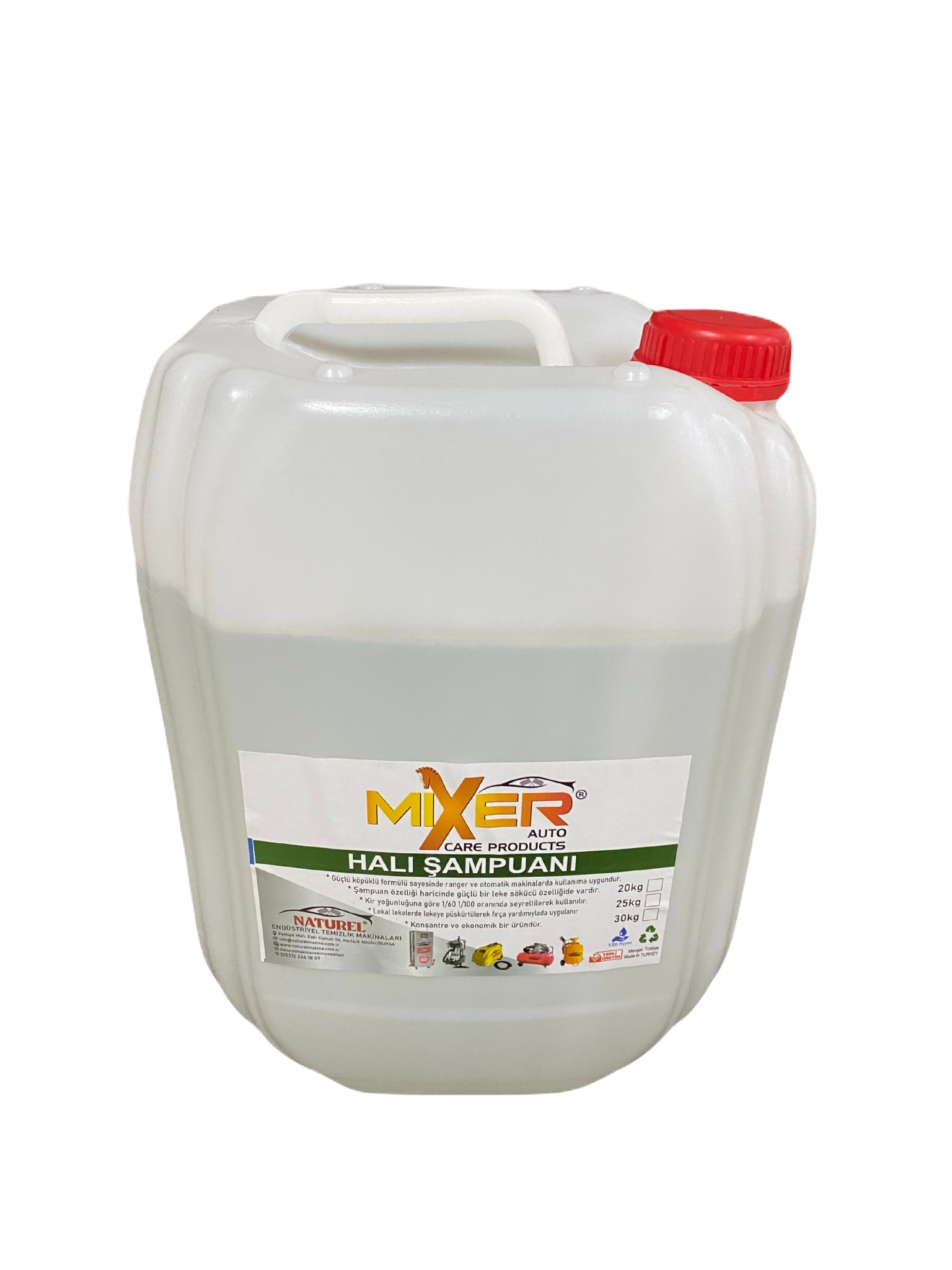 Mixer Halı Şampuanı 22 Kg