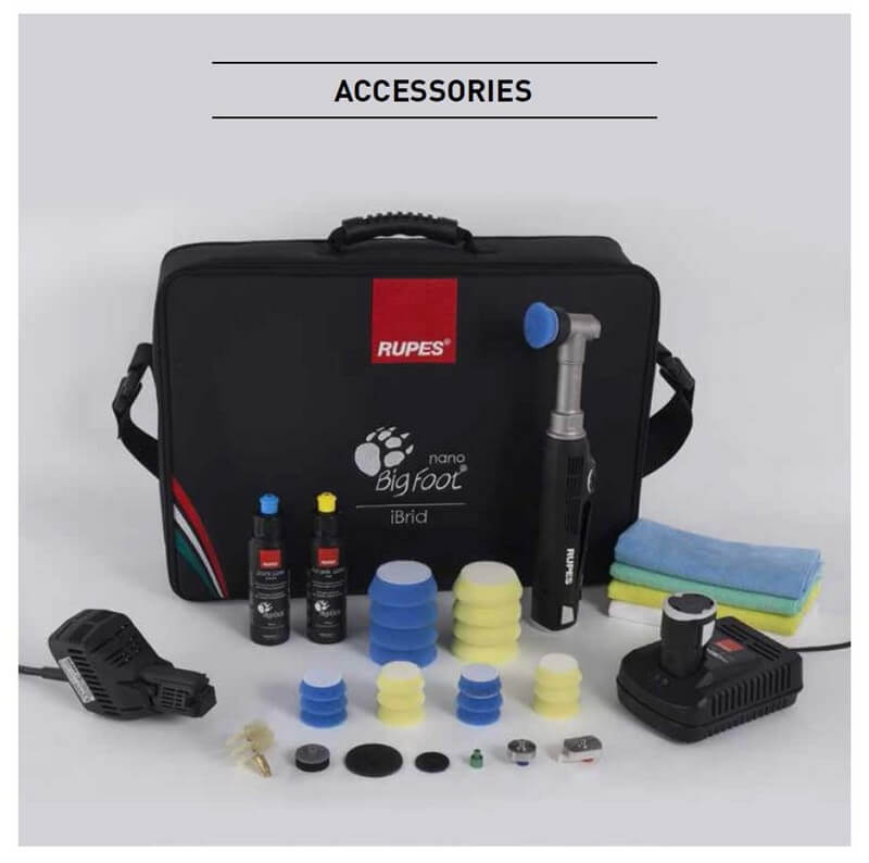 Rupes İbrid Nano Polisher Şarjlı Mini Polisaj Makinası