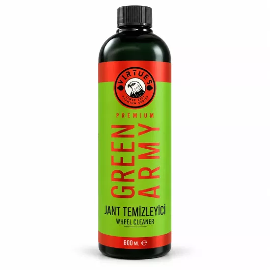 Virtues Premium Green Army Demirtozu Etkili Jant Temizleyici 600ml
