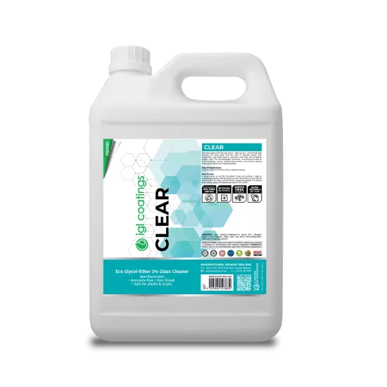İGL ECOSHİNE CLEAR CAM TEMİZLEME 5LT