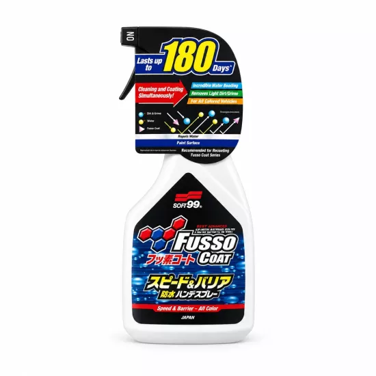 SOFT99 FUSSO COAT SPEED & BARRİER HIZLI SPREY BOYA KORUMA 500ML