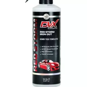 DVX Red Storm Demir Tozu Temizleyici IRON OUT 16 Oz 473 ml.
