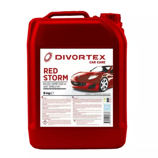 Divortex Red Storm Demir Tozu Temizleyici 5 Litre