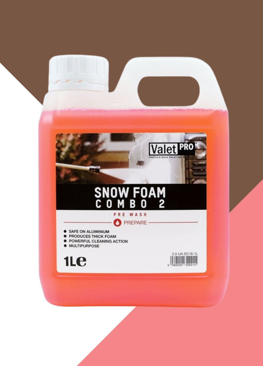 Valet Pro Yoğun Kir Sökücü Köpük - Snow Combo2 1lt.