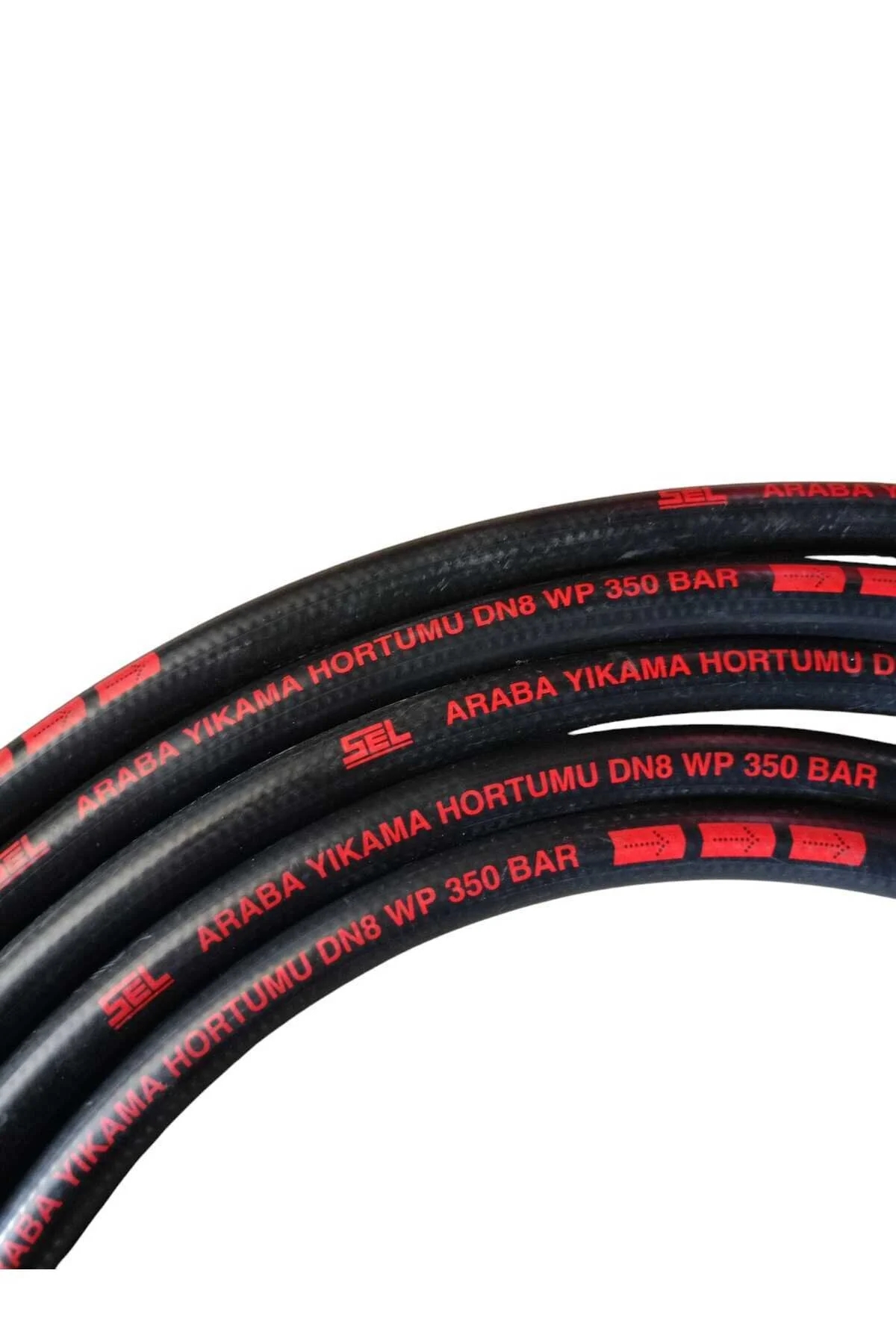 Yıkama Makinesi Yüksek Basınç Hortumu Hidrolik 5/16’’ R2 350 Bar 12 Metre 
